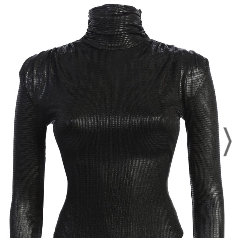 JLUXLABEL black dominica bodysuit, size small